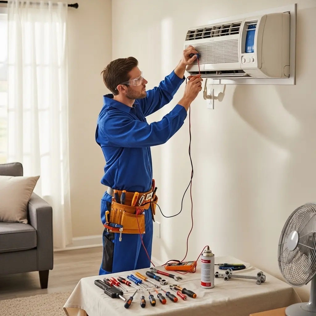 Keçiören Termodinamik Termodinamik klima gaz dolumu ve bakım – Enerji verimliliği artırıldı. - Teknik servis örneği
